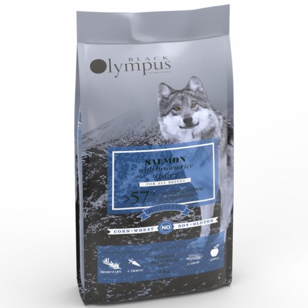 BLACK OLYMPUS – בלאק אולימפוס סלמון ואורז חום 12 ק"ג